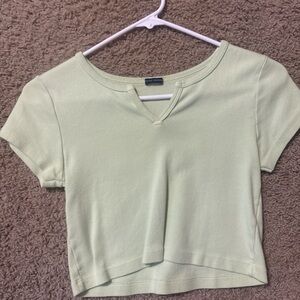 Brandy Melville Mint Green Crop Top